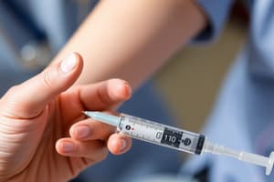 Insulin Injections and Delegation