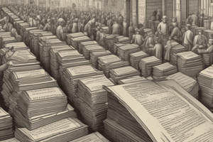 Recordkeeping in the United States in the 20th Century