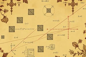 Solving Systems of Linear Equations: Graphing Quiz