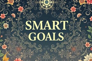 Goal-Setting and Life Coaching