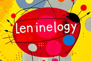 Lexicology: Study of Words and Their Importance