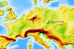 Geografie Quiz: Kaarten van België en de Wereld