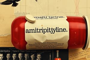 Amitriptyline (Elavil) Flashcards