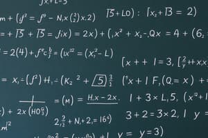 The Language of Mathematics Quiz