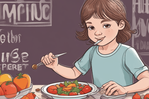 Healthy Eating Habits in Children