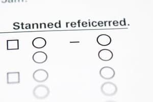 Types of Standard Error and Norms-Referenced Testing