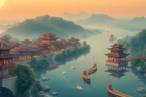 Ancient Chinese Rivers and Dynasties