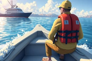 Boating Safety Regulations Quiz