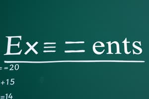 Propiedades de las Potencias en Matemáticas