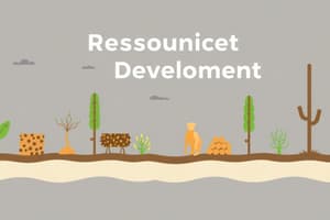 Resource Types and Development: Class 10