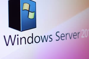 MCSA Chapter 1: Introducing Windows Server 2012/R2