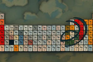 Periodic Table and Non-Metals Quiz