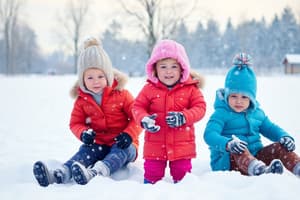 Kinder im Schnee