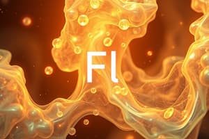 Chemistry: Fluorine Flashcards