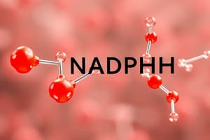 Biochemistry NADPH and Oxidative Stress