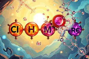 Inorganic Chemistry Chapters 1-6 Flashcards