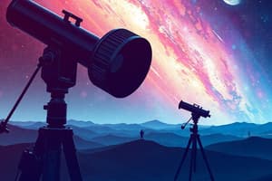 Observing Space Using Telescopes