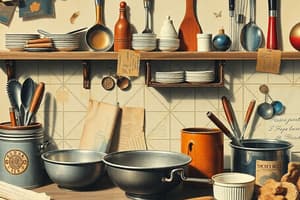 Kitchen Essentials and History