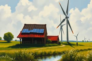 Sustainable Energy: Solar, Wind & Hydropower