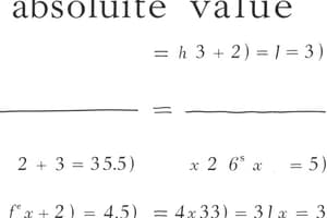 Funzione Modulo e Proprietà