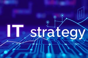 IT Strategy & Innovation Chapter 1 Quiz