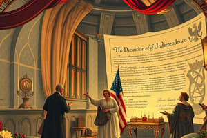 American Revolution: Declaration of Independence