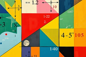 Algebra Ratios Flashcards