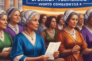 Women's Suffrage Movement