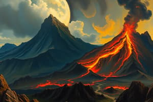 Earth 107: Volcanoes and Earthquakes Quiz