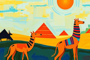 Adaptations of Desert Animals in Egypt