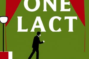 One-Act Plays Overview