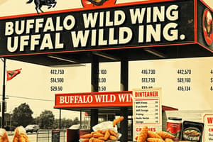 Buffalo Wild Wings Wing Sizes Quiz