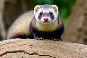 Biology Chapter 9: Ferrets Flashcards