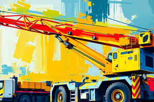 Mobile Cranes Examination Competency