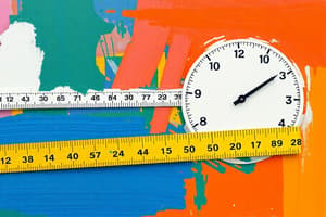 Metric vs Household Measurement Quiz