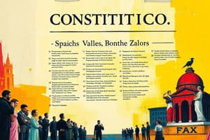 España: Constitución y Valores Fundamentales