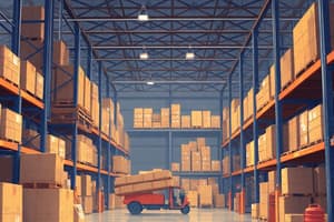 Chapter 3 Warehouse Process Types and Warehouse Tasks