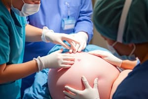 Nursing Interventions for Vaginal Delivery