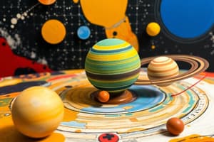 Solar System Model: Planets to Scale