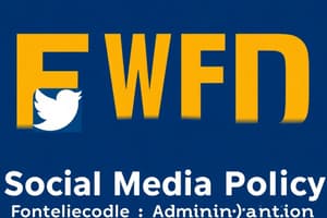 Social Media Policy S 1223