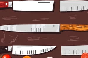 Meat Cuts and Knife Types