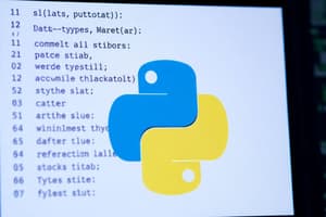 Python Data Types and Conversions