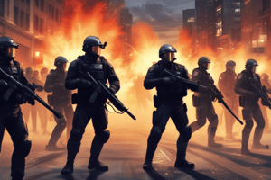 Civil Disturbance Response Lesson Plan