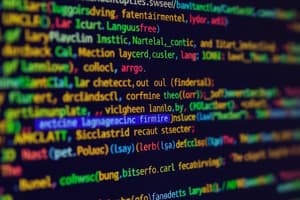 Programming Languages Overview