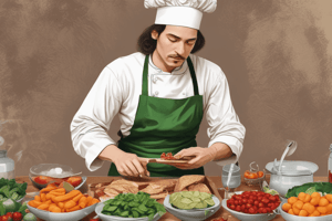 La cuisine: facteurs et contexte