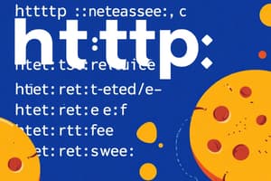 Web Development: HTTP Methods and Cookies