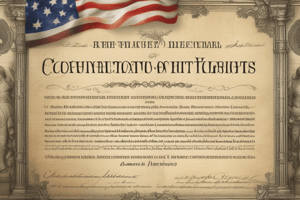 US Constitution Amendments Quiz