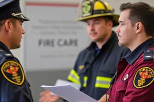 Fire Officer Evaluation and Laws