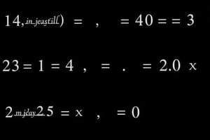 Algebra Chapter 1A Test Review