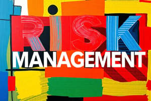 Risk Management and Analysis Techniques